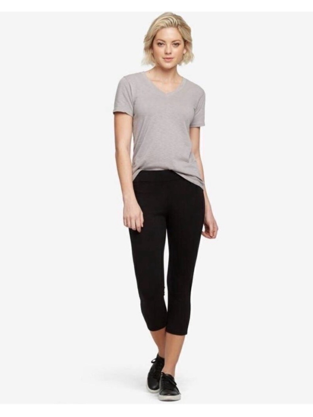 American Giant Black Capri Pants